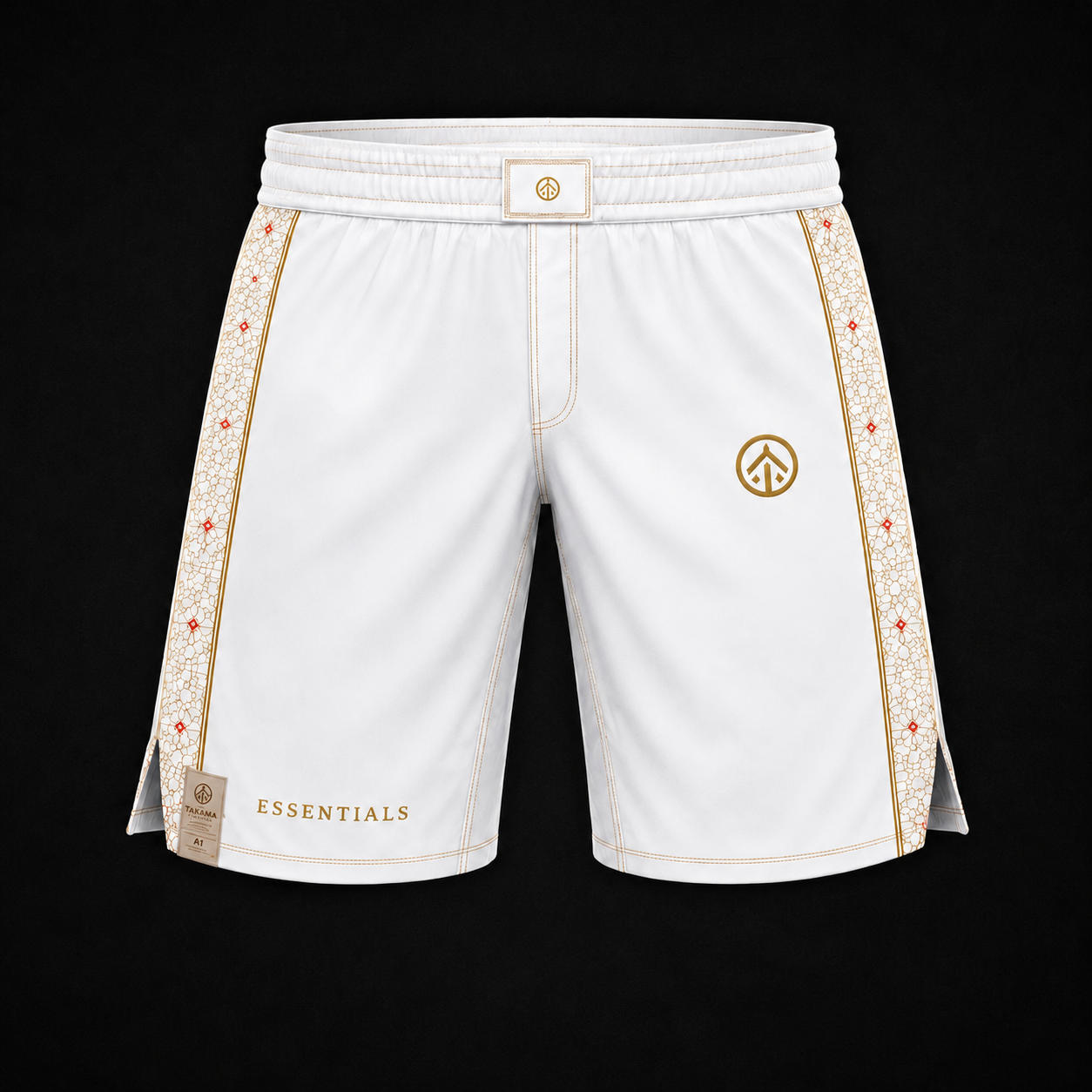 Fight Shorts — White
